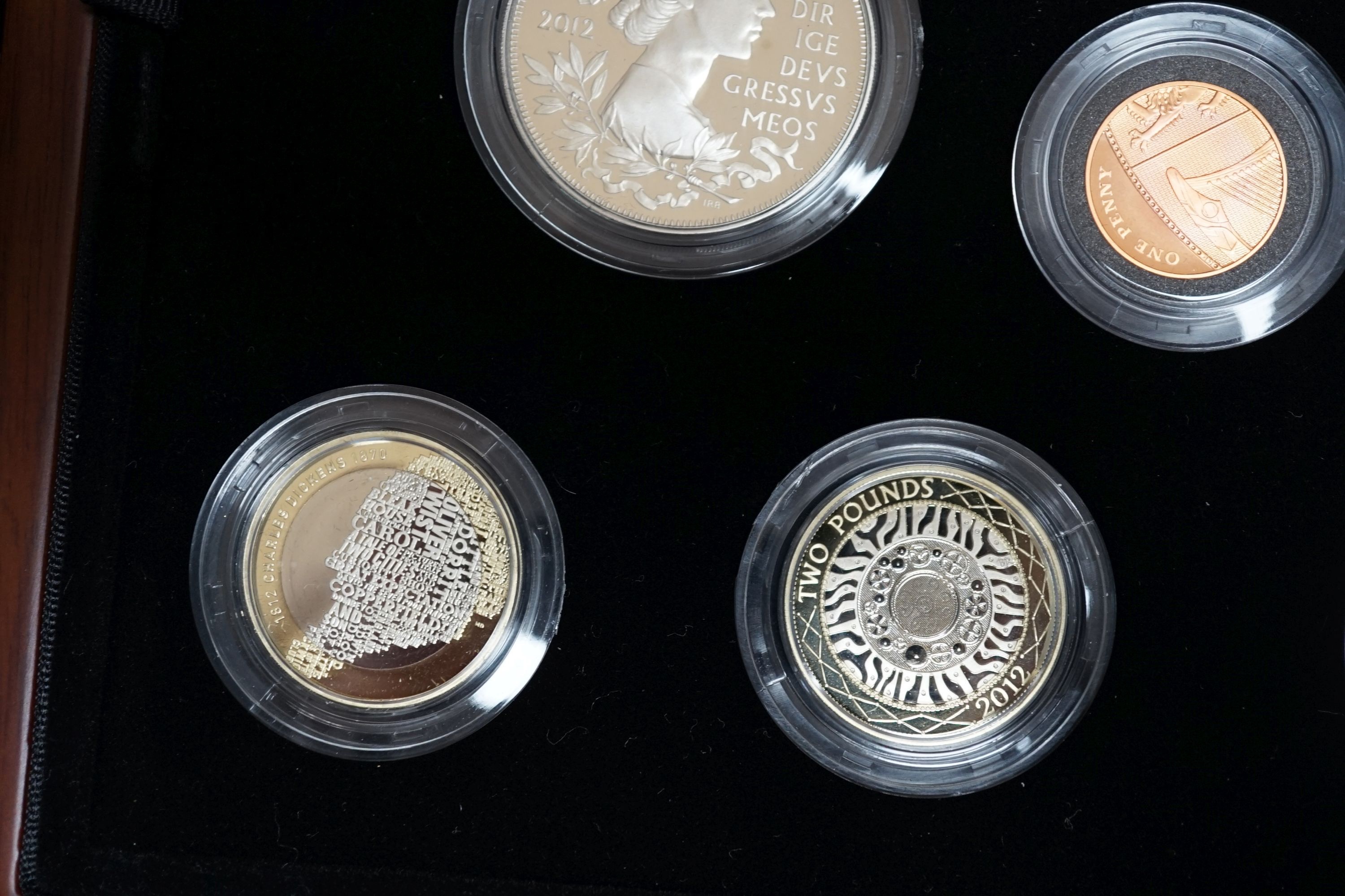 A 2012 UK premium proof coin collection